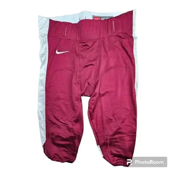 Nike Men's Open Field Football Pants Cardinal Red/ White # 615745/612 NWOT   LG - Picture 5 of 9
